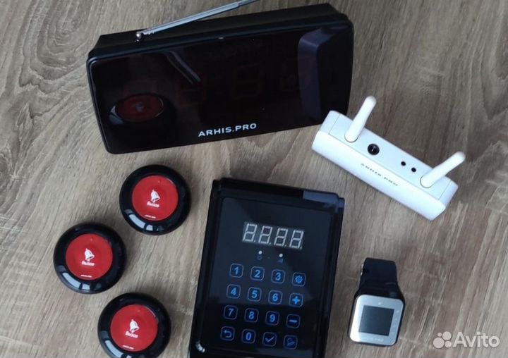 Пейджер официанта и кнопка вызова персонала кафе