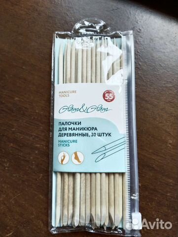 Деревянные палочки для маникюра