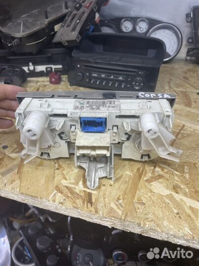 Блок управления климатом opel corsa d