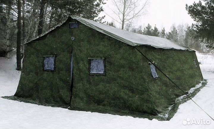 Армейские военные палатки 10 - 70 местные