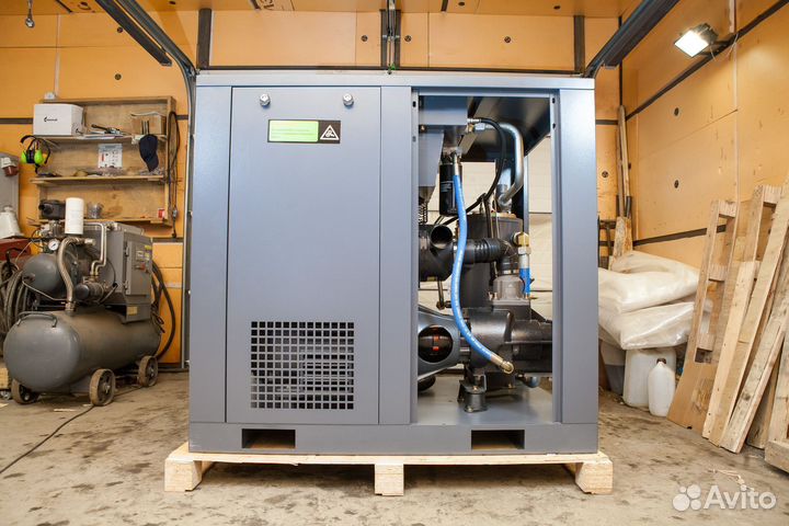 Компрессор 37 кВт винтовой 8/10 Бар