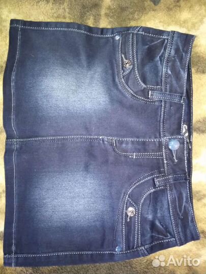 Юбка джинсовая