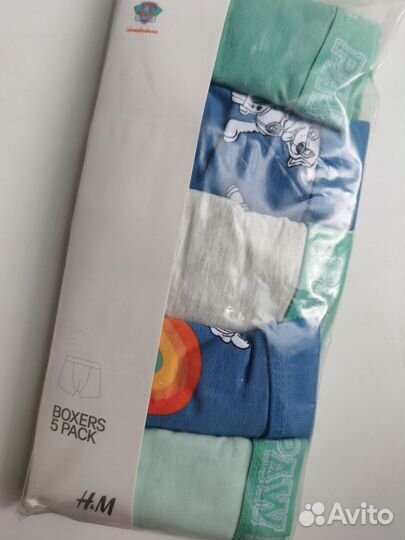 Новые трусы для мальчиков h&m