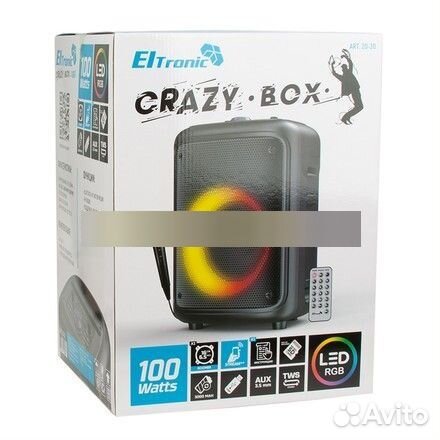 Eltronic 20-30 crazy BOX 100 NEW акустическая коло