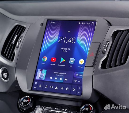 Магнитола Kia Sportage 3 Tesla Android новая