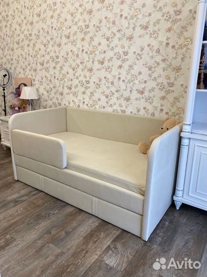 Мягкая кровать диван с ящиком быстрое изготовление