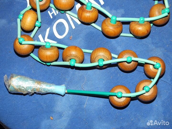 Массажер роликовый деревянный СССР