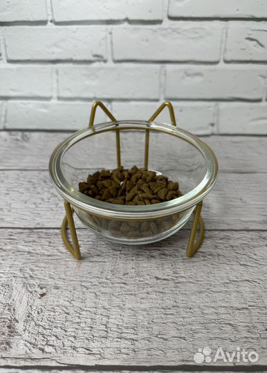 Миски стеклянные для собак и кошек