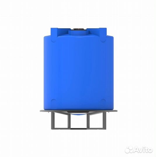 Емкость 5000л на конусном основании (полный слив)