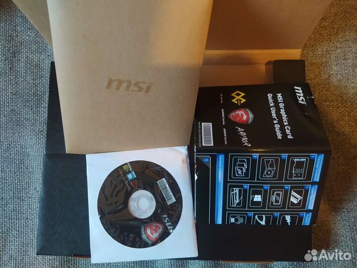 GTX 1070 8gb MSI в идеале, полный комплект