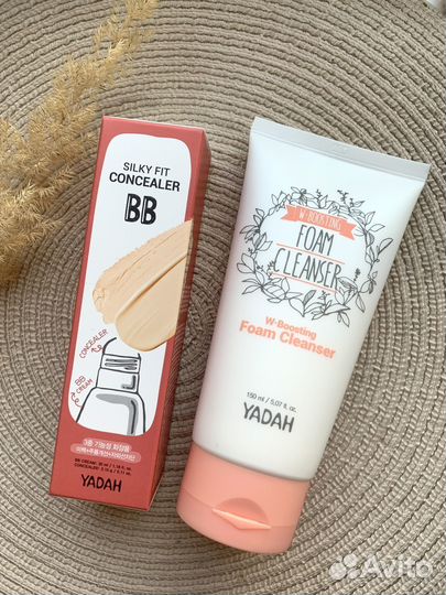 Набор консилер и очищающая пенка Yadah