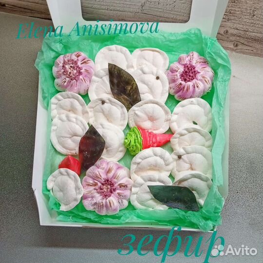 Букет из зефира ручной работы