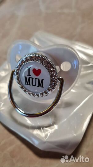 Новая Соска пустышка со стразами