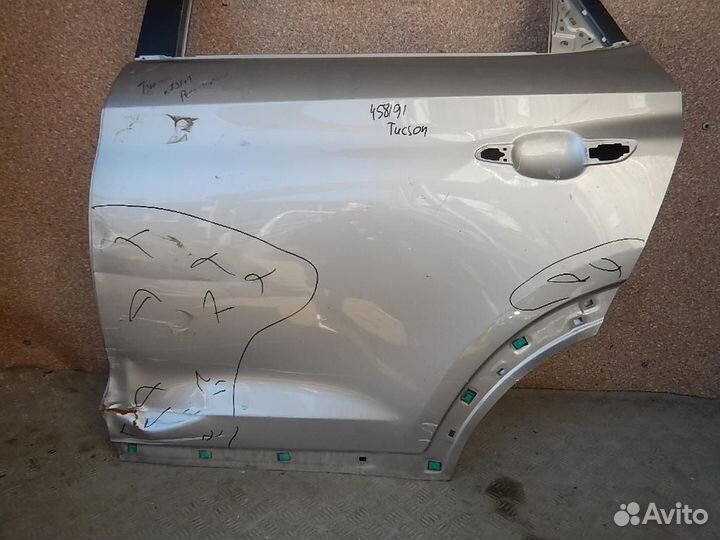 Дверь задняя левая Hyundai Tucson