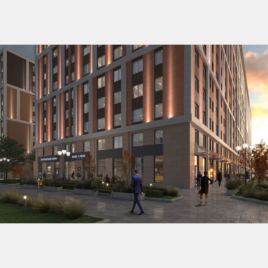 1-к. апартаменты, 34,8 м², 11/11 эт.