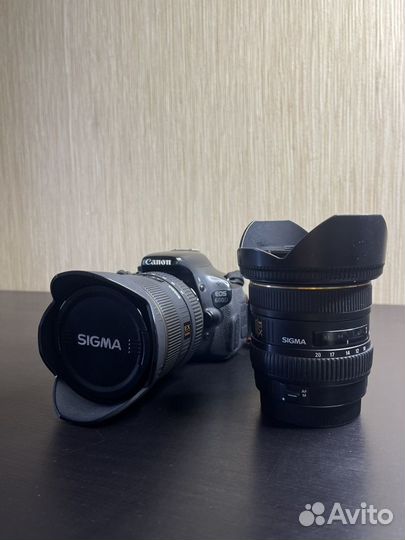 Зеркальный фотоаппарат canon eos 600d + sigma