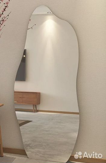 Напольное зеркало в полный рост, асимметрия 180х70