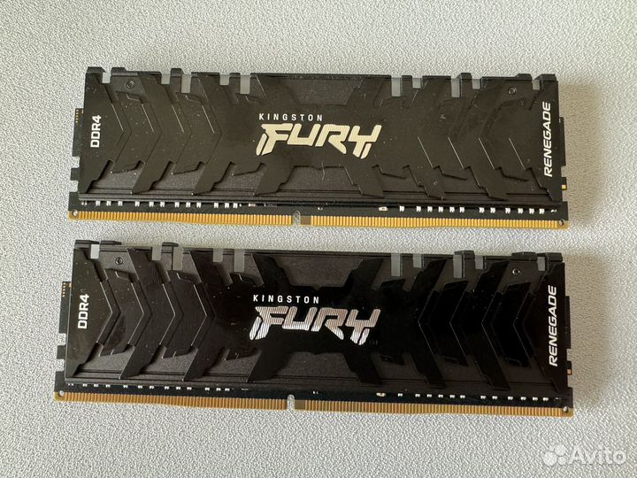 Оперативная память ddr4 16gb Kingston Fury 3600MHz