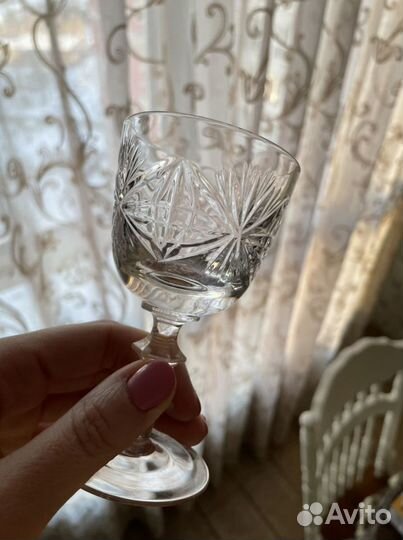Хрустальные рюмки