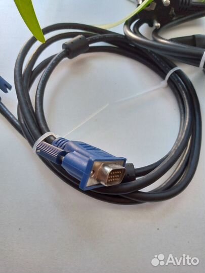 Провод VGA и Сетевой кабель для компьютера