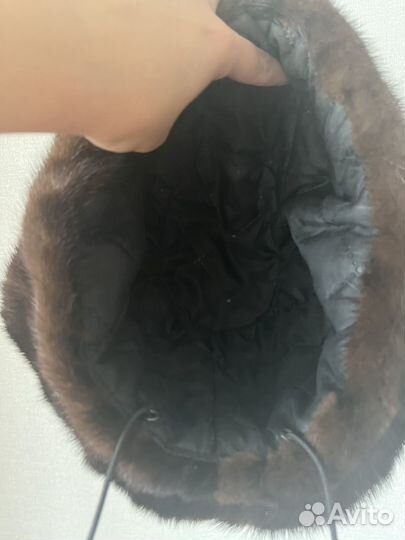 Берет норковый мягкий