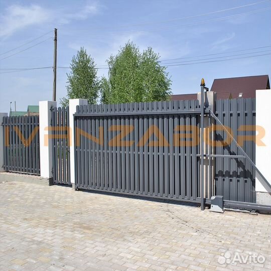 Заборы с воротами и калиткой в Кинешме