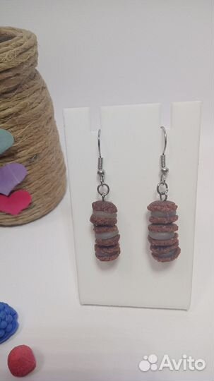 Серьги ручная работа