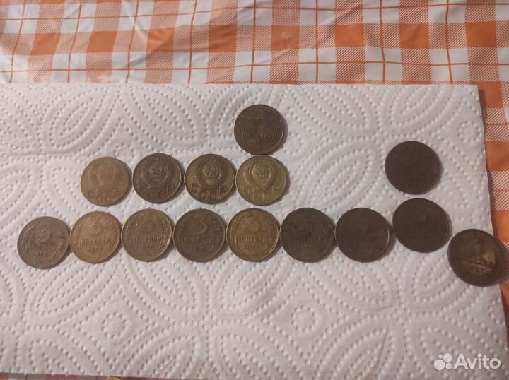 Монеты СССР 5 копеек