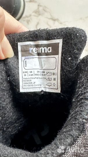 Ботинки демисезонные reima 20 размер