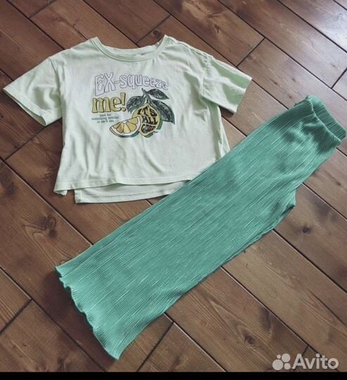 Вещи и обувь пакетом на девочку 122 рост