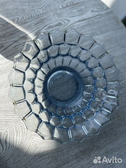 Ваза для фруктов салатник хрусталь