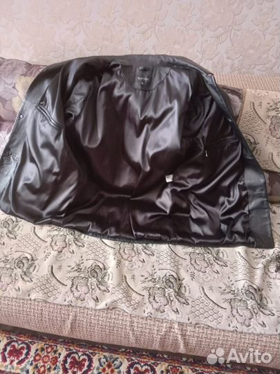 Кожаная куртка пиджак мужская