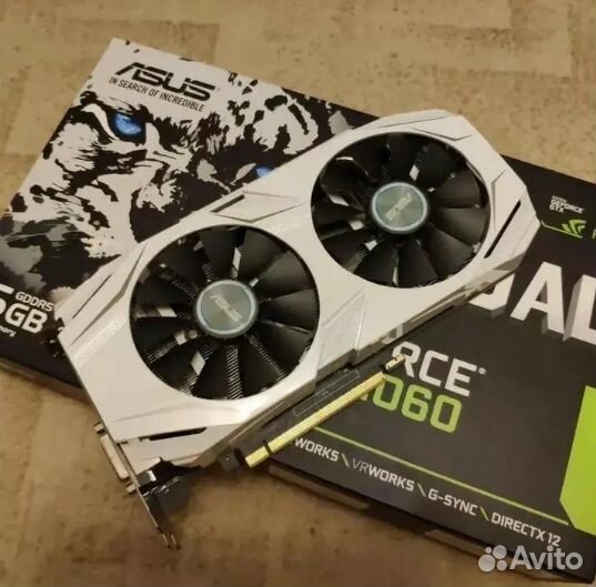 Gtx 1060 6 gb asus dual