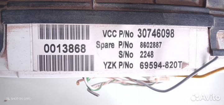 Панель приборов Volvo Xc90 2005