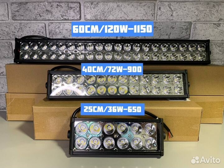 Светодиодная балка 25-60см (36-120W)