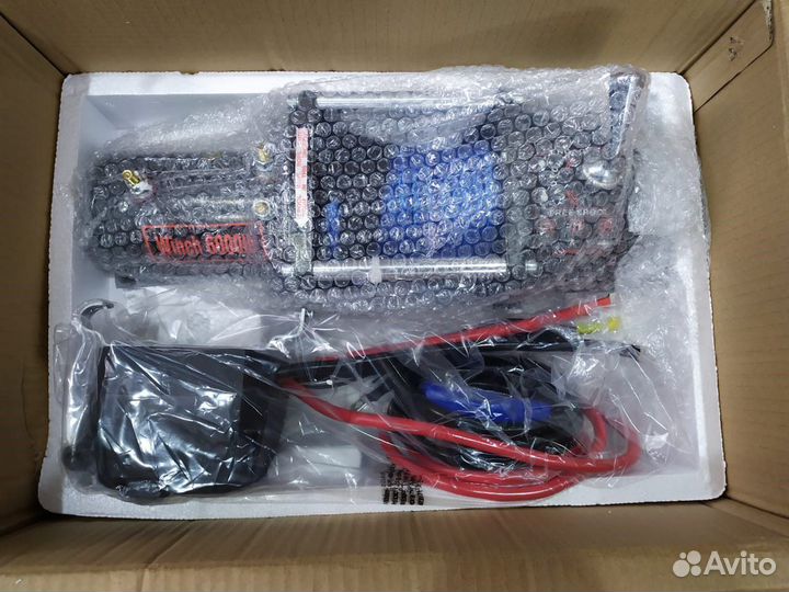 Лебедка Electric Winch 6000lbs синтетический трос