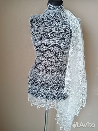 Пуховый платок. Пуховый палантин