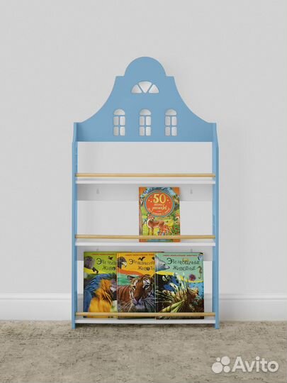 Стеллаж детский для книг 