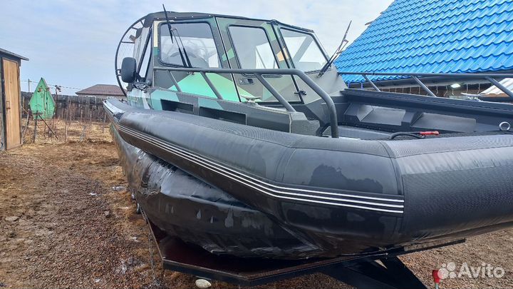 Аэролодка Север 650 с прицепом