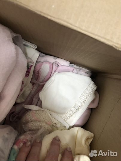 Вещи пакетом для новорожденной девочки