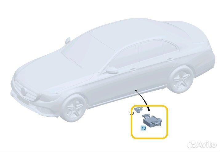 Блок управления Mercedes-Benz Cla-Class C118FC AMG