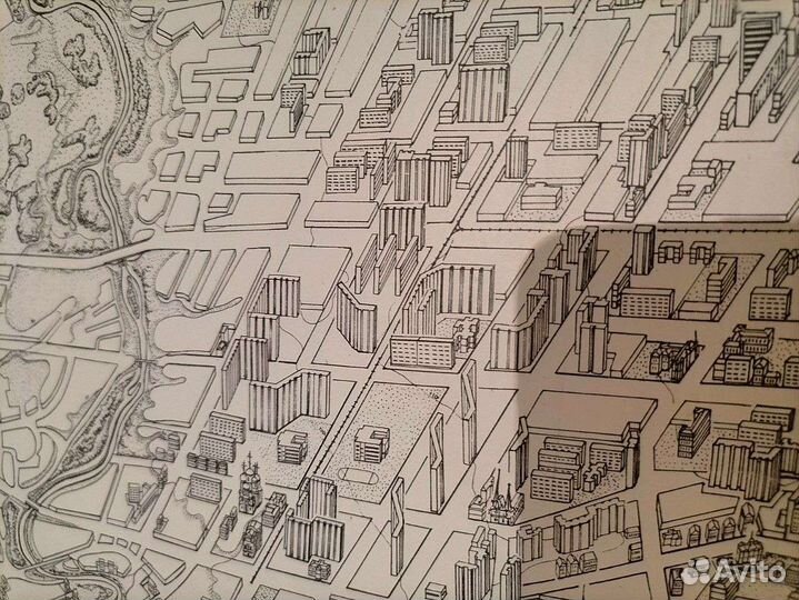 Панорама Томска 83 на 117 см