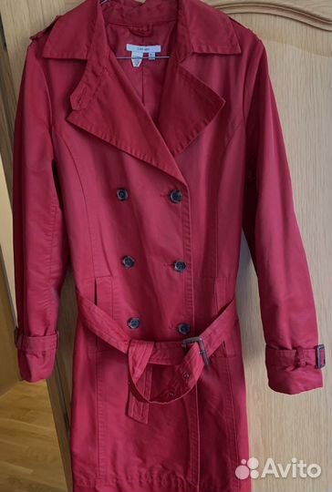 Плащ Zara бордовый