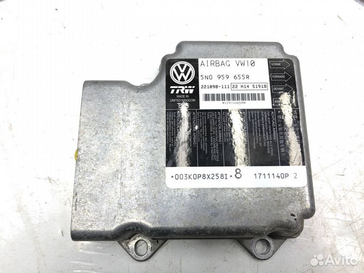 Блок управления Airbag Volkswagen Passat B7 2.0