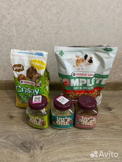 Корм для грызунов вскрытый