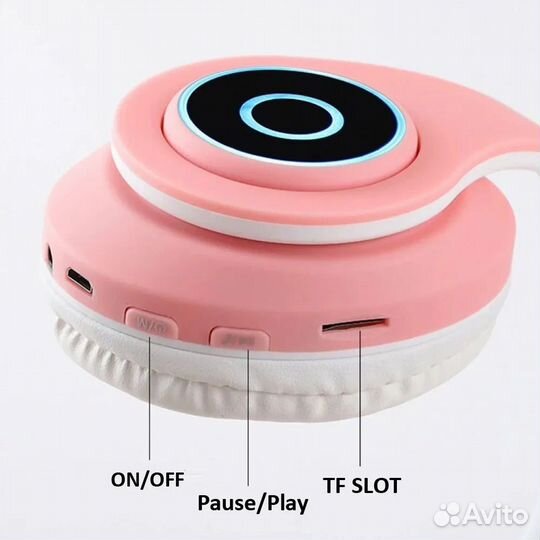 Беспроводные наушники кошачьи ушки