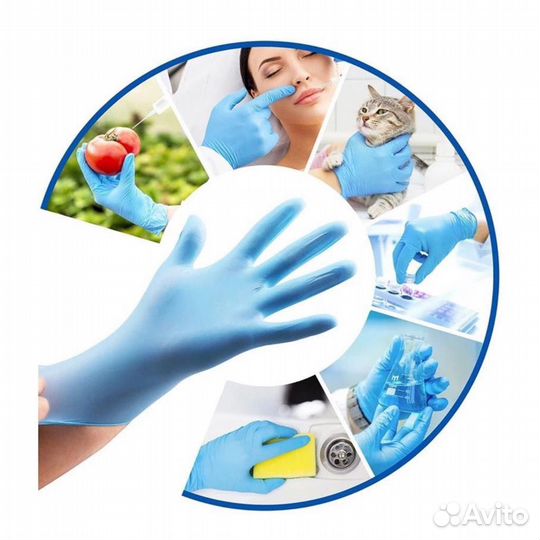 Перчатки SFM 200шт размер S M L