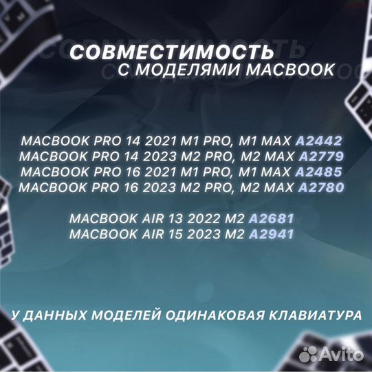 Защитная накладка на клавиатуру