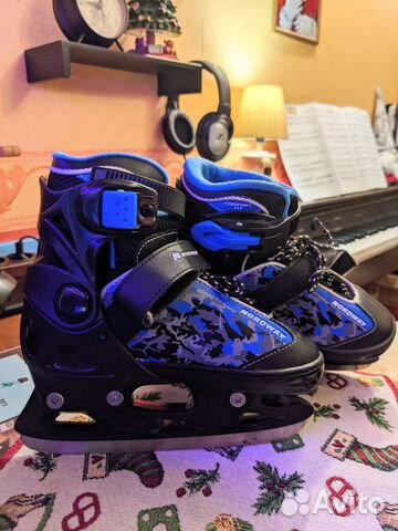 Коньки детские раздвижные (27-30)