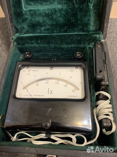 Люксметр Ю 16 с фотоэлементом тип ф102